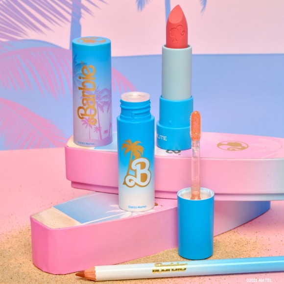 Barbie | Makeup | Barbie X Glamlite Summer Vacay Lip Kit | Poshmark